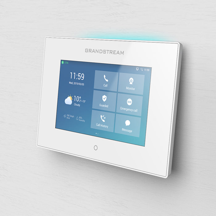 Grandstream GSC3570 HD Intercom and Facility Control Station, 7-inch touch screen LCD and full duplex 2-way HD audio Grandstream GSC3570 HD Intercom and Facility Control Station, 7-inch touch screen LCD and full duplex 2-way HD audio
